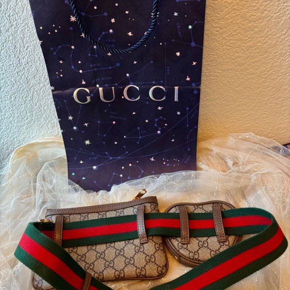 Gucci GG Supreme Ophidia Utility Belt Fanny Pack with Heart and Wallet 698805 M - Picture 13 of 16